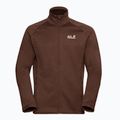 Pánská trekingová mikina Jack Wolfskin Peak District Full Ziphot choc 7