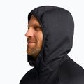 Pánská trekingová mikina Jack Wolfskin Peak District Hooded Full Zip black 4