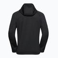 Pánská trekingová mikina Jack Wolfskin Peak District Hooded Full Zip black 8