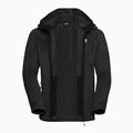 Pánská trekingová mikina Jack Wolfskin Peak District Hooded Full Zip black 9