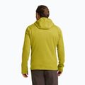 Pánská trekingová mikina Jack Wolfskin Peak District Hooded Full Zip chartreuse 3