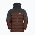 Pánská péřová bunda Jack Wolfskin Nebelhorn Down Hoody hot choc 7
