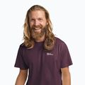 Pánské tričko Jack Wolfskin Essential amaranth 4