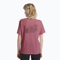Dámské tričko Jack Wolfskin Vonnan Graphic ridge leaf raisin 3