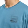 Pánské tričko Jack Wolfskin Vonnan Graphic peak trail sky blue 5
