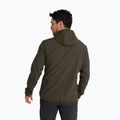 Pánská větrovka Jack Wolfskin Wild Winds Hooded obsidian moss 3
