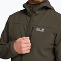 Pánská větrovka Jack Wolfskin Wild Winds Hooded obsidian moss 5