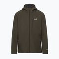 Pánská větrovka Jack Wolfskin Wild Winds Hooded obsidian moss 8