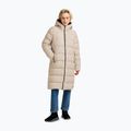 Dámský péřový kabát Jack Wolfskin Frozen Palace Coat oyster
