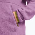 Dámská fleecová mikina Jack Wolfskin Lite Curl Full Zip vivid orchid 5