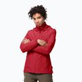 Dámská nepromokavá bunda Jack Wolfskin Stormy Point červená 1111201_2178