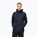 Pánská fleece mikina Jack Wolfskin Modesto tmavě modrá 1706492_1010