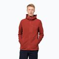 Pánská fleece mikina Jack Wolfskin Modesto červená 1706492_3740