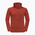 Pánská fleece mikina Jack Wolfskin Modesto červená 1706492_3740 6