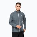 Pánská fleece mikina Jack Wolfskin Active Tongari šedá 1709472_6098