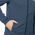 Pánská fleece mikina Jack Wolfskin Hydro Grid tmavě modrá 1710001_1383 5