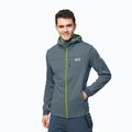 Pánská fleece mikina Jack Wolfskin Hydro Grid šedá 1710001_6098