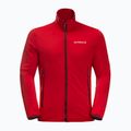 Pánská fleece mikina Jack Wolfskin Dna červená 1710271_2206 4