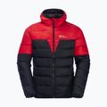 Pánská péřová bunda Jack Wolfskin Dna Tundra Down Hoody černo-červená 1206612_2206_006 5