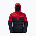 Pánská péřová bunda Jack Wolfskin Dna Tundra Down Hoody černo-červená 1206612_2206_006 6