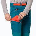 Jack Wolfskin pánské modrozelené lyžařské kalhoty Alpspitze 1507511 3