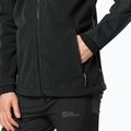 Jack Wolfskin pánská fleecová mikina Blizzard černá 1702945 5