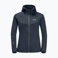 Dámská fleece mikina Jack Wolfskin Hydro Grid Fleece šedá 1709911 9