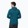 Pánská fleece mikina Jack Wolfskin Hydro Grid Hooded FZ modrá 1710002 2