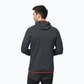 Pánská fleece mikina Jack Wolfskin Hydro Grid Hooded FZ šedá 1710002 2