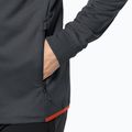 Pánská fleece mikina Jack Wolfskin Hydro Grid Hooded FZ šedá 1710002 5