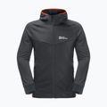 Pánská fleece mikina Jack Wolfskin Hydro Grid Hooded FZ šedá 1710002 6
