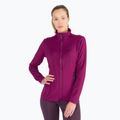 Dámská fleece mikina Jack Wolfskin Peak Grid Fleece fialová 1710351