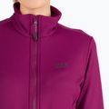 Dámská fleece mikina Jack Wolfskin Peak Grid Fleece fialová 1710351 6