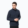 Pánská fleece mikina Jack Wolfskin Beilstein tmavě modrá 1710551