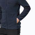 Pánská fleece mikina Jack Wolfskin Beilstein tmavě modrá 1710551 4