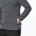 Pánská fleece mikina Jack Wolfskin Beilstein šedá 1710551 3