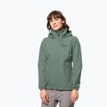 Dámská nepromokavá bunda Jack Wolfskin Stormy Point 2L zelená 1111202