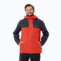 Pánská nepromokavá bunda Jack Wolfskin Go Hike červená 1114051