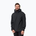 Jack Wolfskin pánská bunda do deště Elsberg 2.5L černá 1115881_6000_003