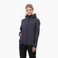Jack Wolfskin dámská bunda do deště Elsberg 2.5L šedá 1115951_1388_002