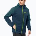 Pánská softshellová bunda Jack Wolfskin Feldberg Hoody tmavě modrá 1306922 4