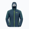 Pánská softshellová bunda Jack Wolfskin Feldberg Hoody tmavě modrá 1306922 6