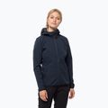 Dámská softshellová bunda Jack Wolfskin Bornberg Hoody tmavě modrá 1307691