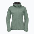 Dámská softshellová bunda Jack Wolfskin Bornberg Hoody zelená 1307691 4