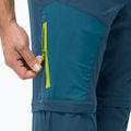 Pánské softshellové kalhoty Jack Wolfskin Glastal Zip Away tmavě modré 1508301 5