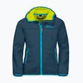 Dětská softshellová bunda Jack Wolfskin Fourwinds Jacket Kids tmavě modrá 1608011 4