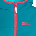 Dětská softshellová bunda Jack Wolfskin Fourwinds Jacket Kids modrá 1608011 3