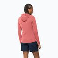 Dámská trekingová mikina Jack Wolfskin Modesto Hooded růžová 1706254 2