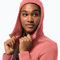 Dámská trekingová mikina Jack Wolfskin Modesto Hooded růžová 1706254 3