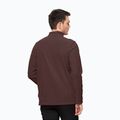 Pánská trekingová mikina Jack Wolfskin  Taunus HZ bordó 1709522 2